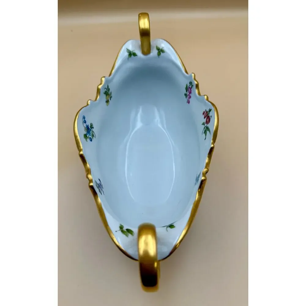 Vintage Irene Evelyn Becker Hand Painted Porcelain Centerpiece Bowl Ladybug